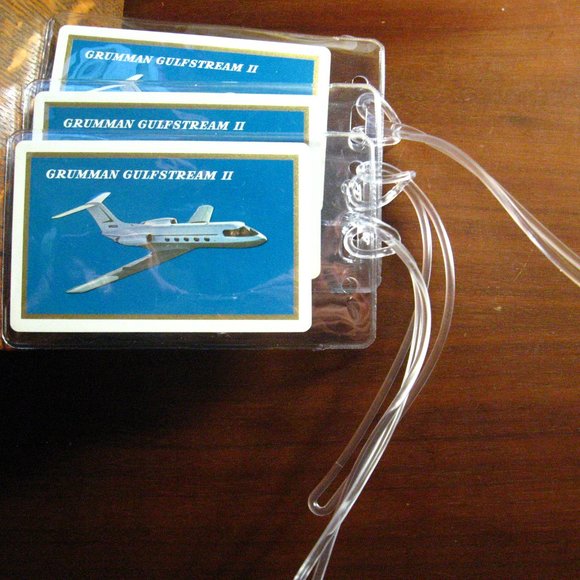 ✈️ Grumman Gulfstream II Luggage Tags - Picture 2 of 8
